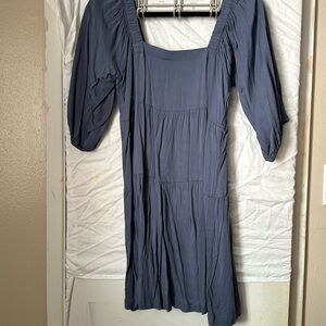 Square neck dress